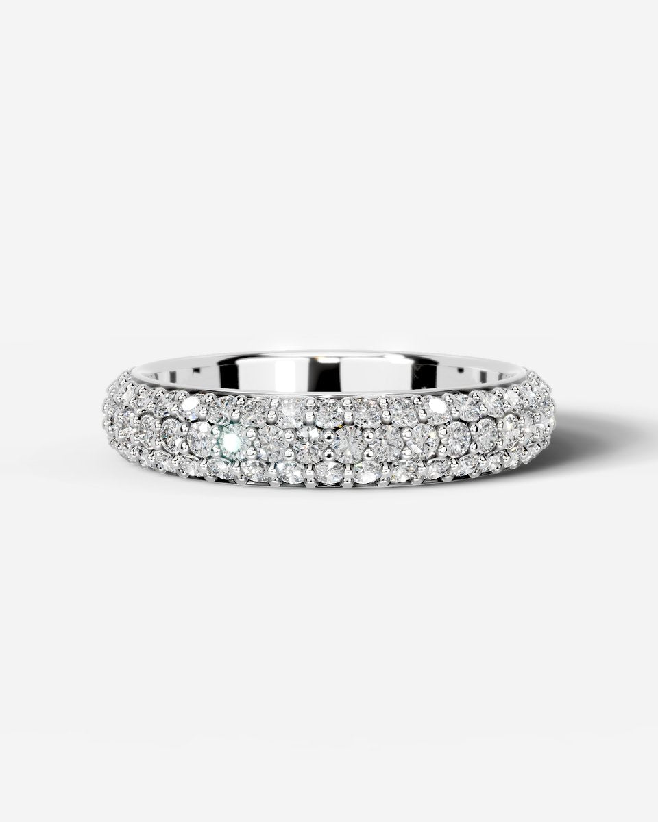 Emma Lab Grown Round Diamond Wedding Ring - Platinum