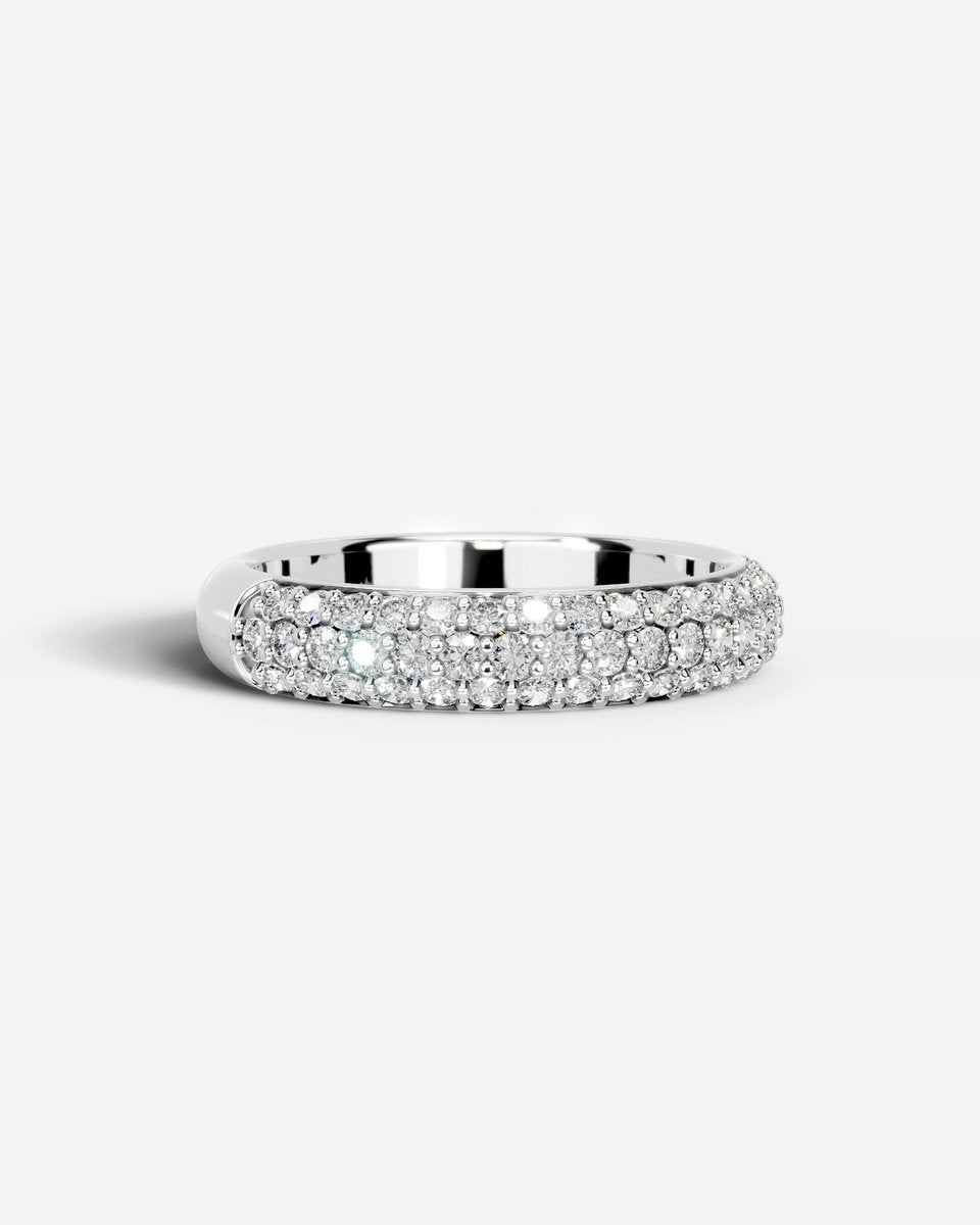 Emma Lab Grown Round Diamond Wedding Ring - Platinum