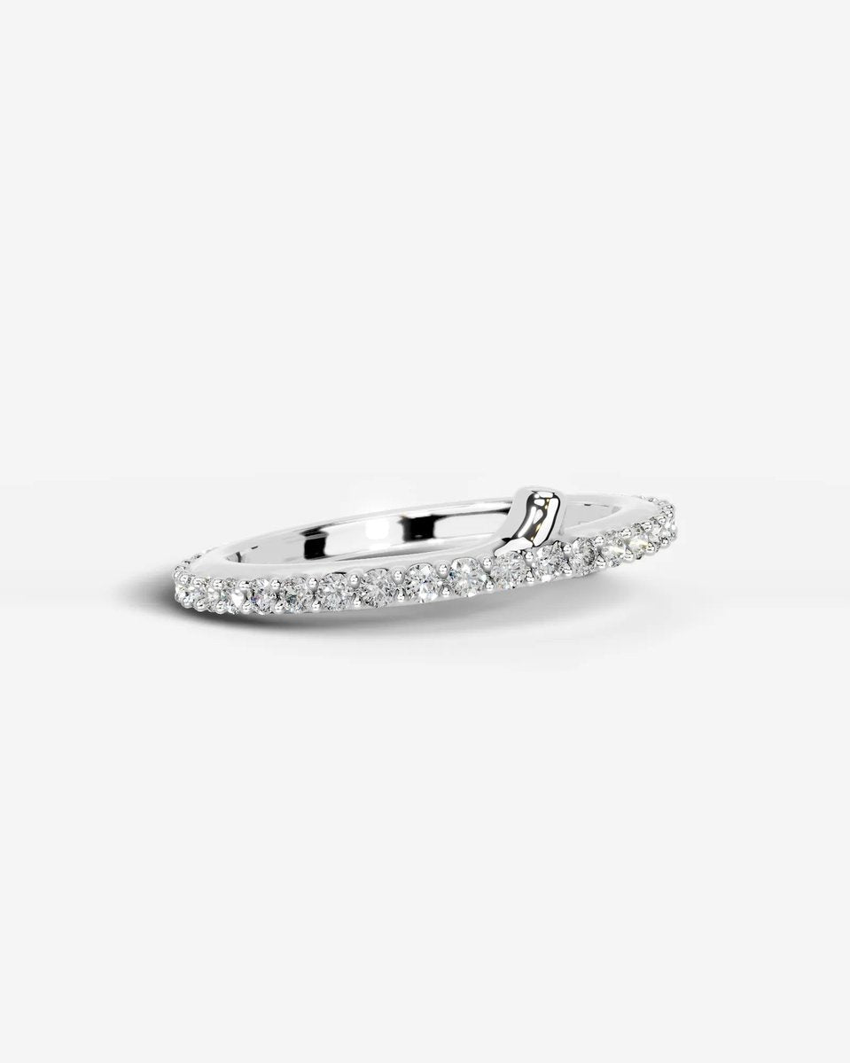 Eternal Lab Grown Round Diamond Wedding Ring - Platinum