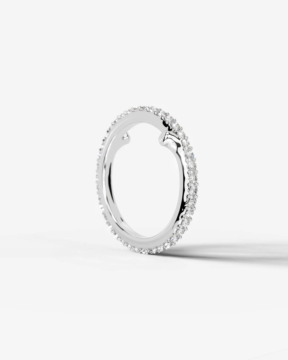 Eternal Lab Grown Round Diamond Wedding Ring - Platinum