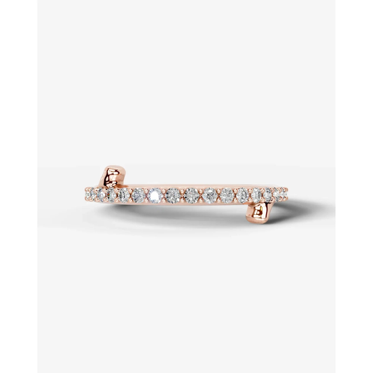 Eternal Lab Grown Round Diamond Wedding Ring - Rose Gold - 18K - 4ct