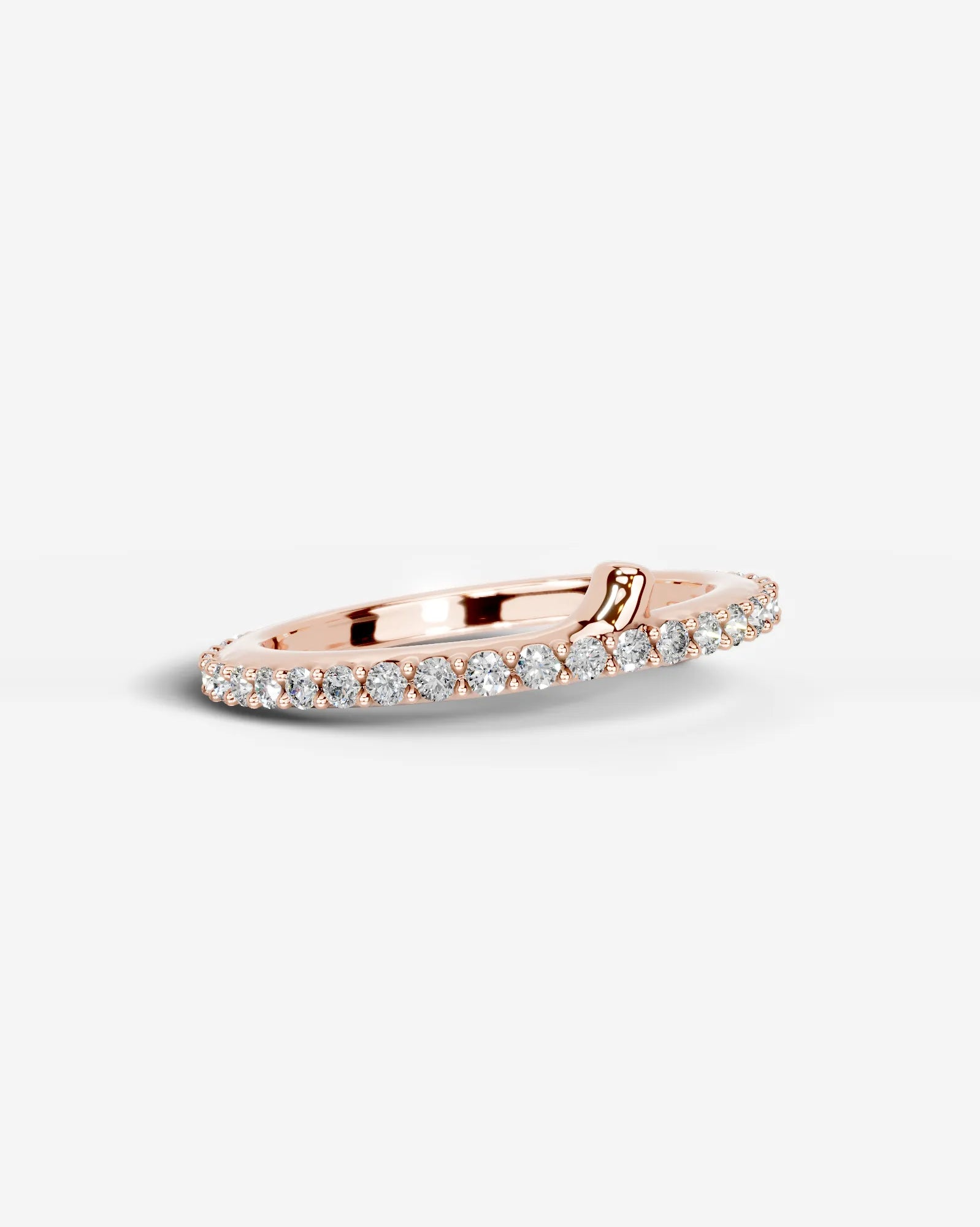 Eternal Lab Grown Round Diamond Wedding Ring - Rose Gold - 14K - 6ct