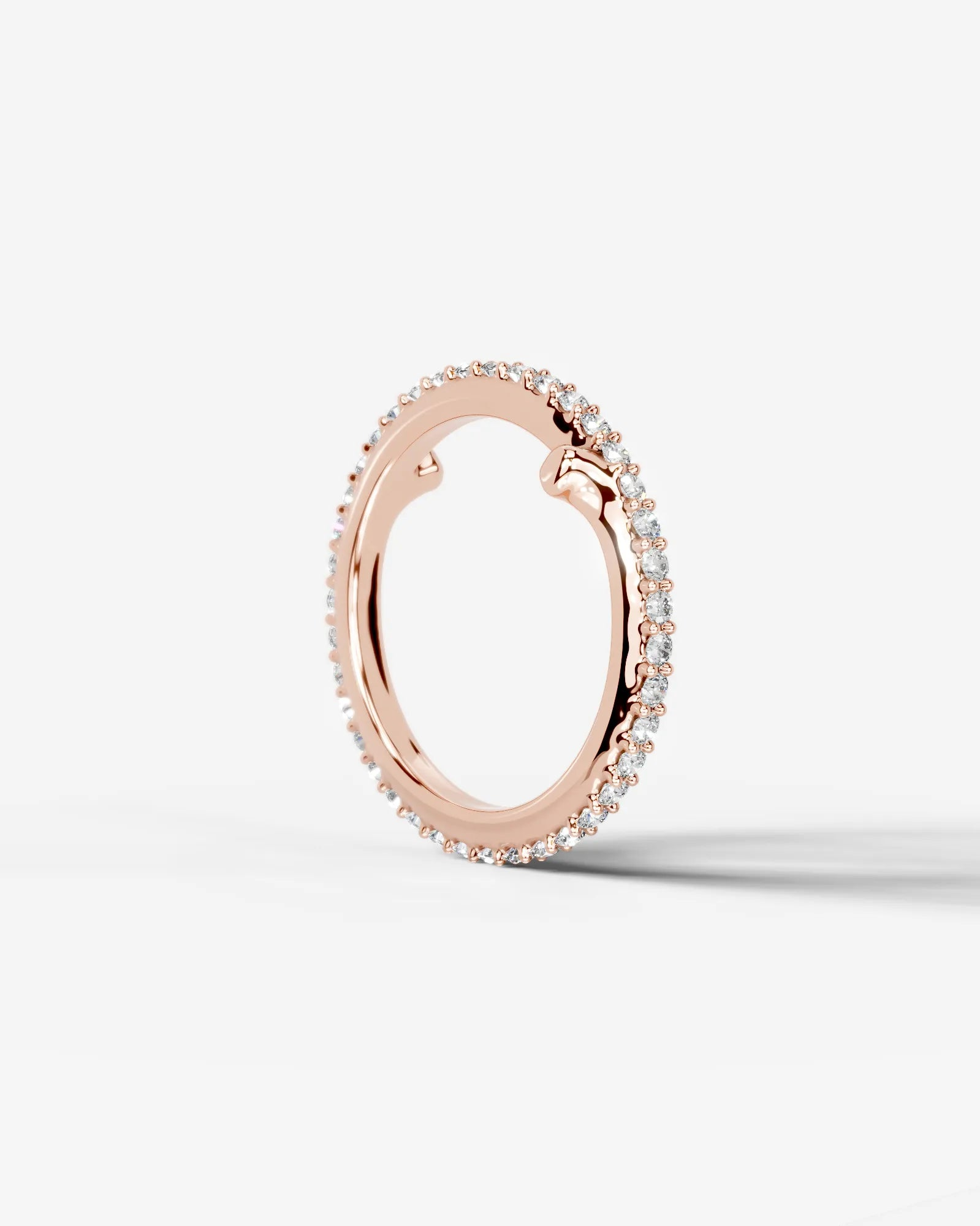 Eternal Lab Grown Round Diamond Wedding Ring - Rose Gold - 18K - 2ct