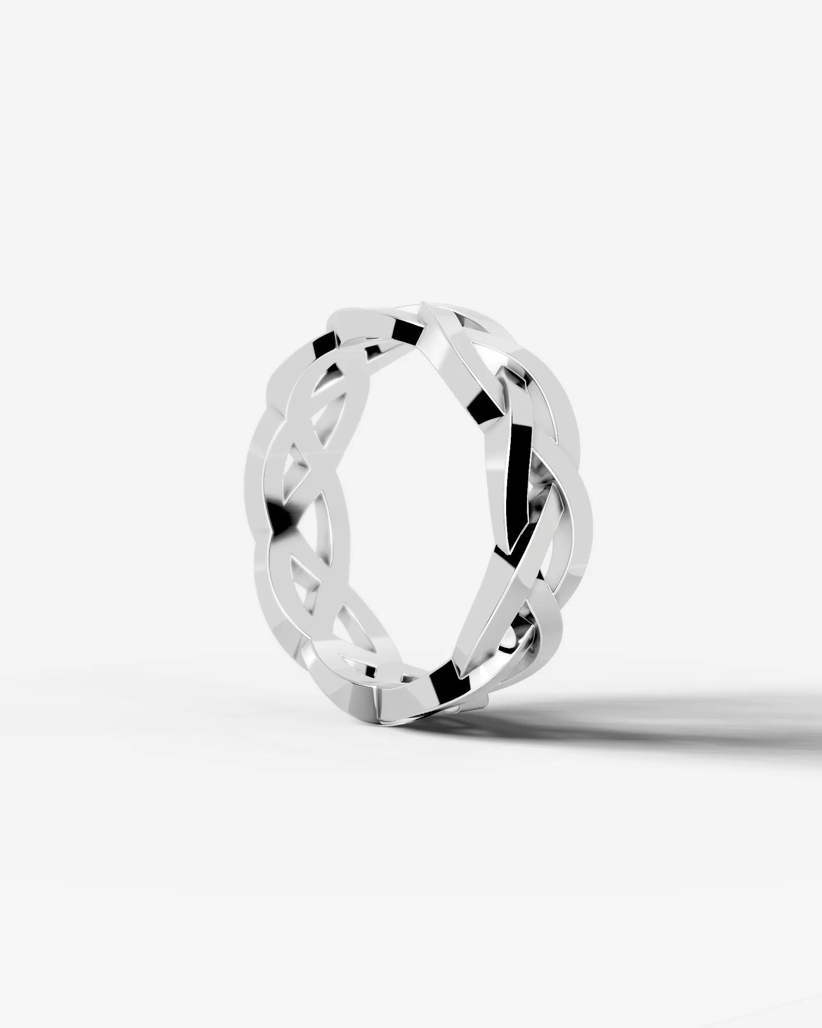 Gerard Natural Diamond Wedding Band Lab Grown Diamond Wedding Ring - White Gold - 18K - 2ct