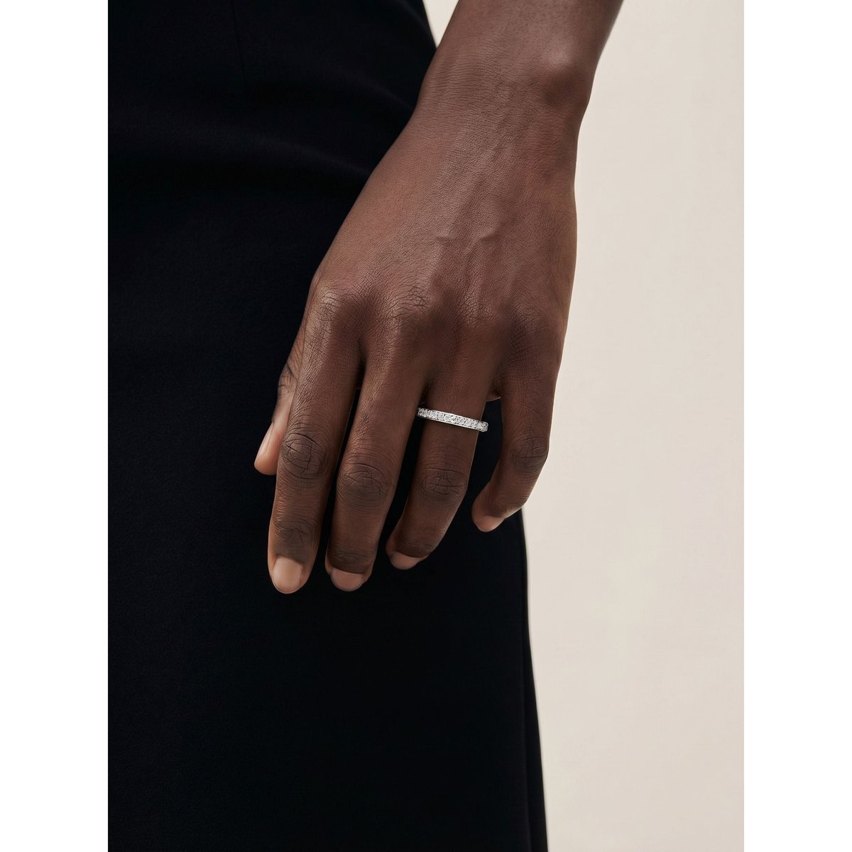 Giselle Lab Grown Round Diamond Wedding Ring - Platinum