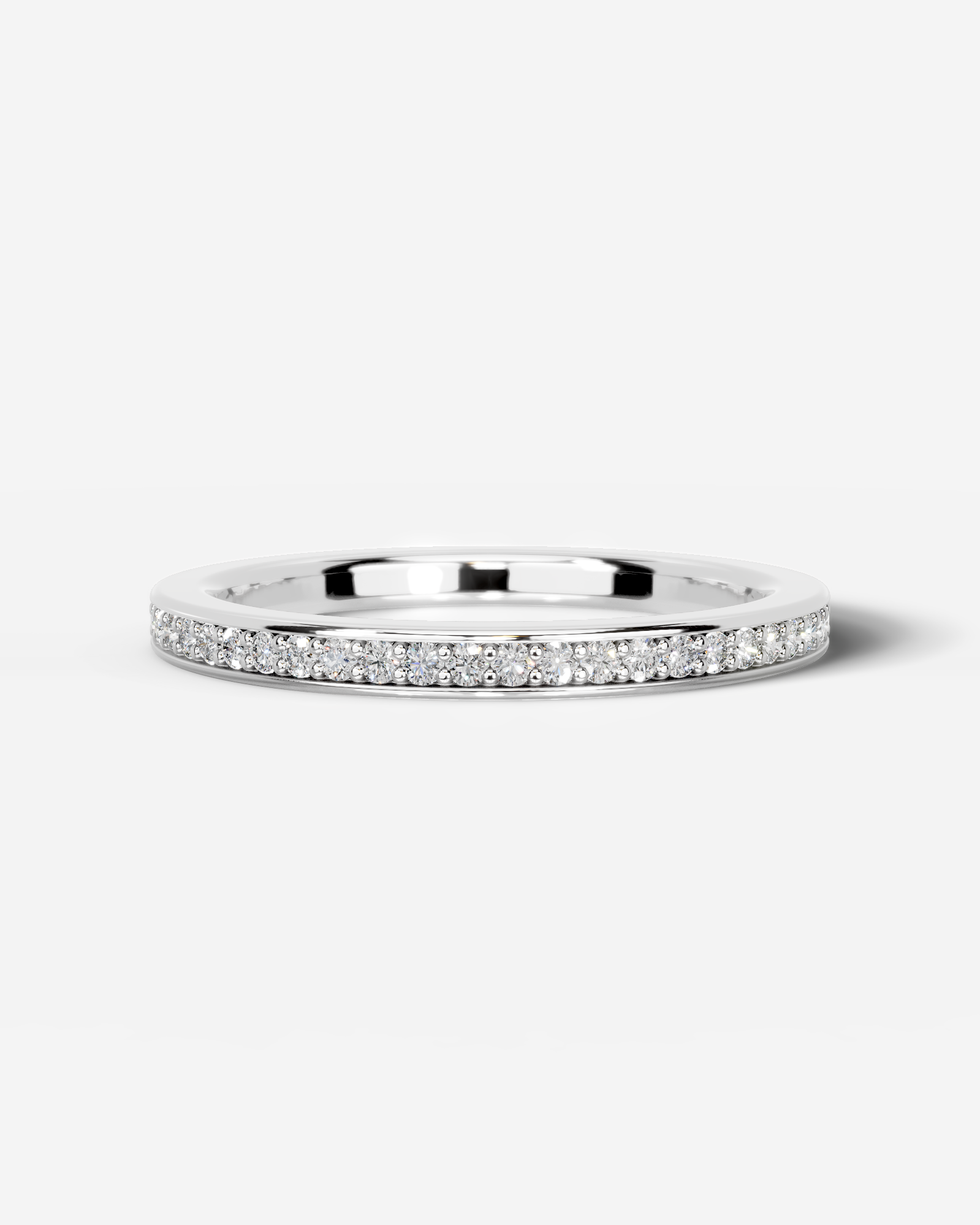 Giselle Lab Grown Round Diamond Wedding Ring - Platinum - 4ct