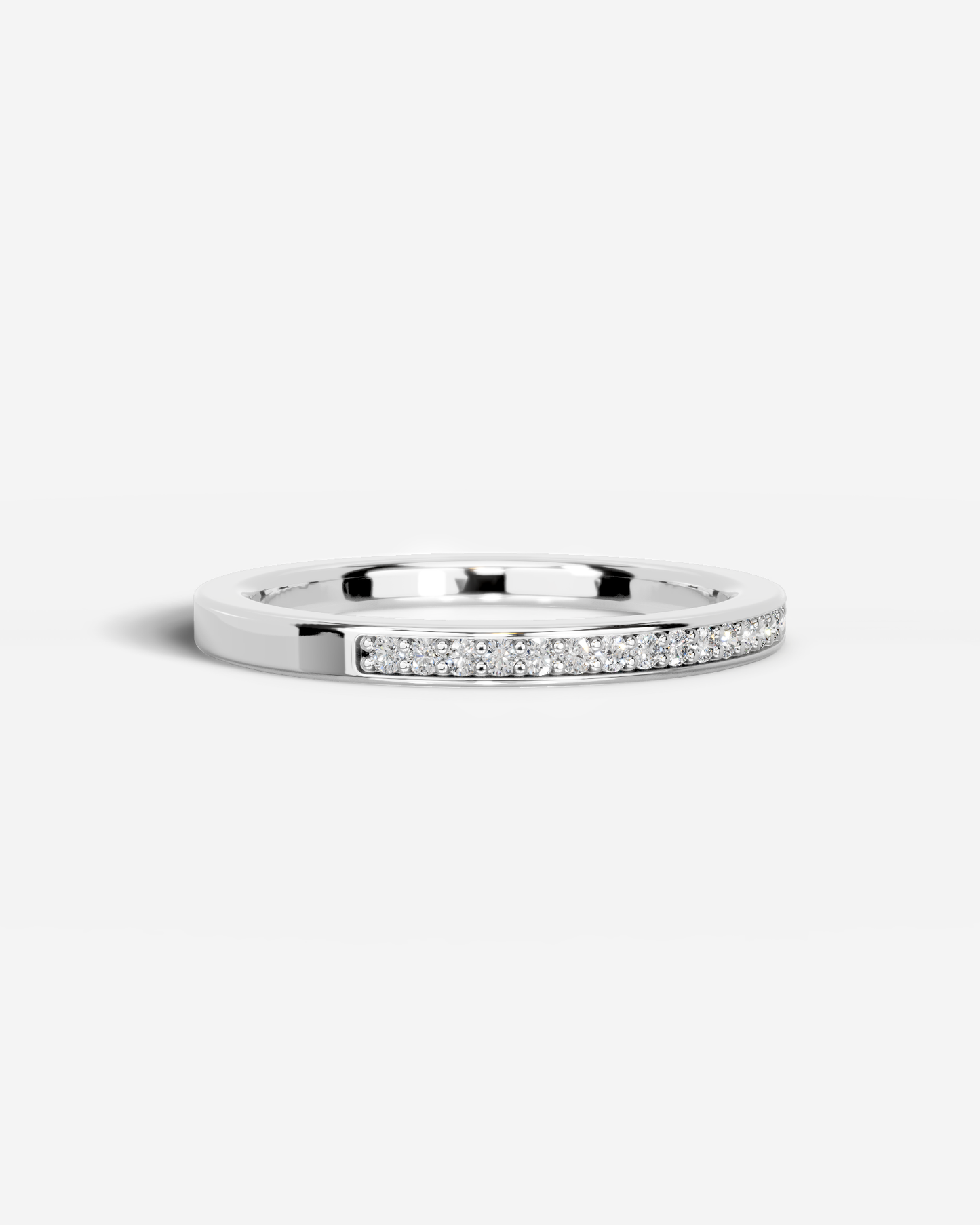 Giselle Lab Grown Round Diamond Wedding Ring - White Gold - 18K - 3ct
