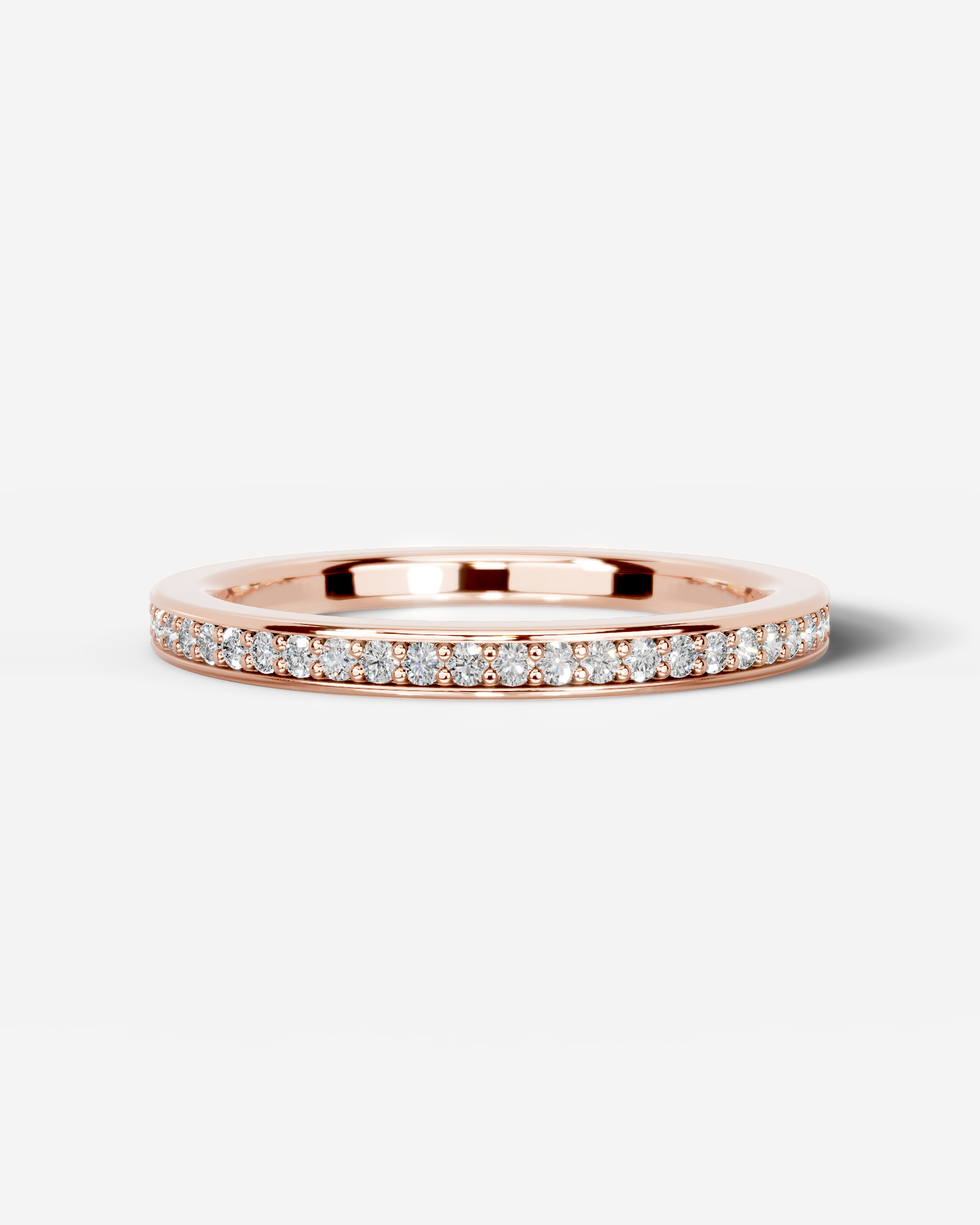 Giselle Lab Grown Round Diamond Wedding Ring - Rose Gold - 18K - 6ct