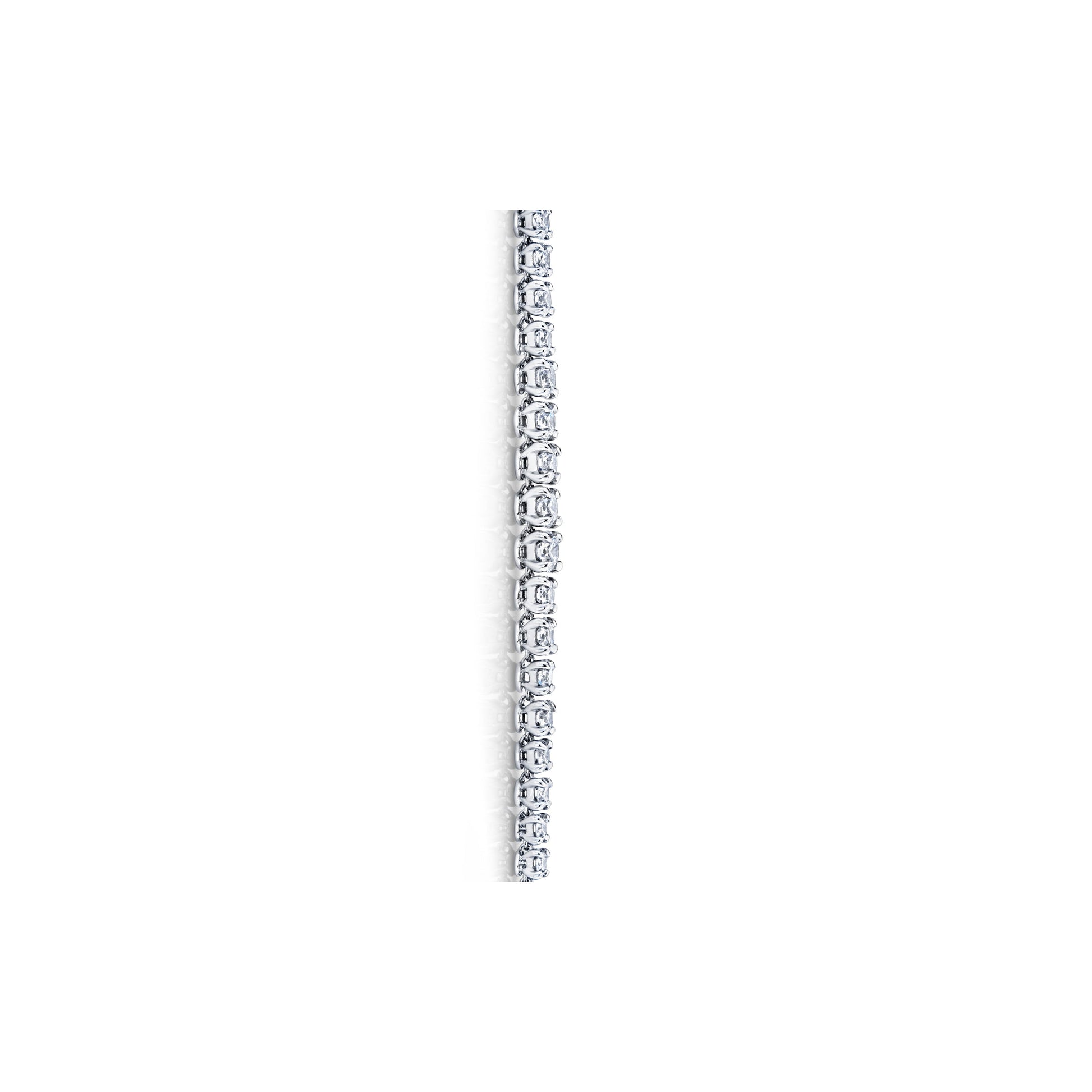 Lara Jewels High Jewellry High Jewelry | Antique Cushion Cut Collar Necklace - 18k White Gold - Angle View
