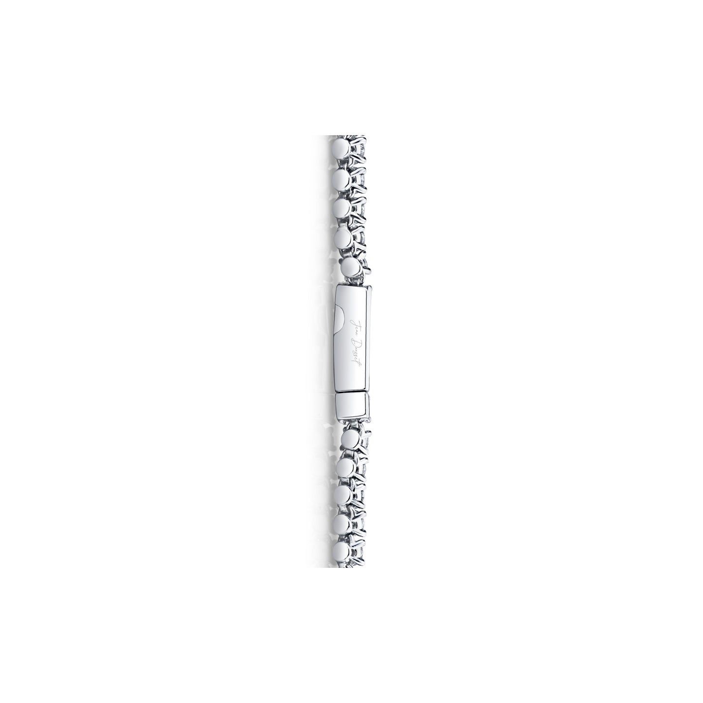 Lara Jewels High Jewellry High Jewelry | Antique Cushion Cut Collar Necklace - 18k White Gold - Detail View