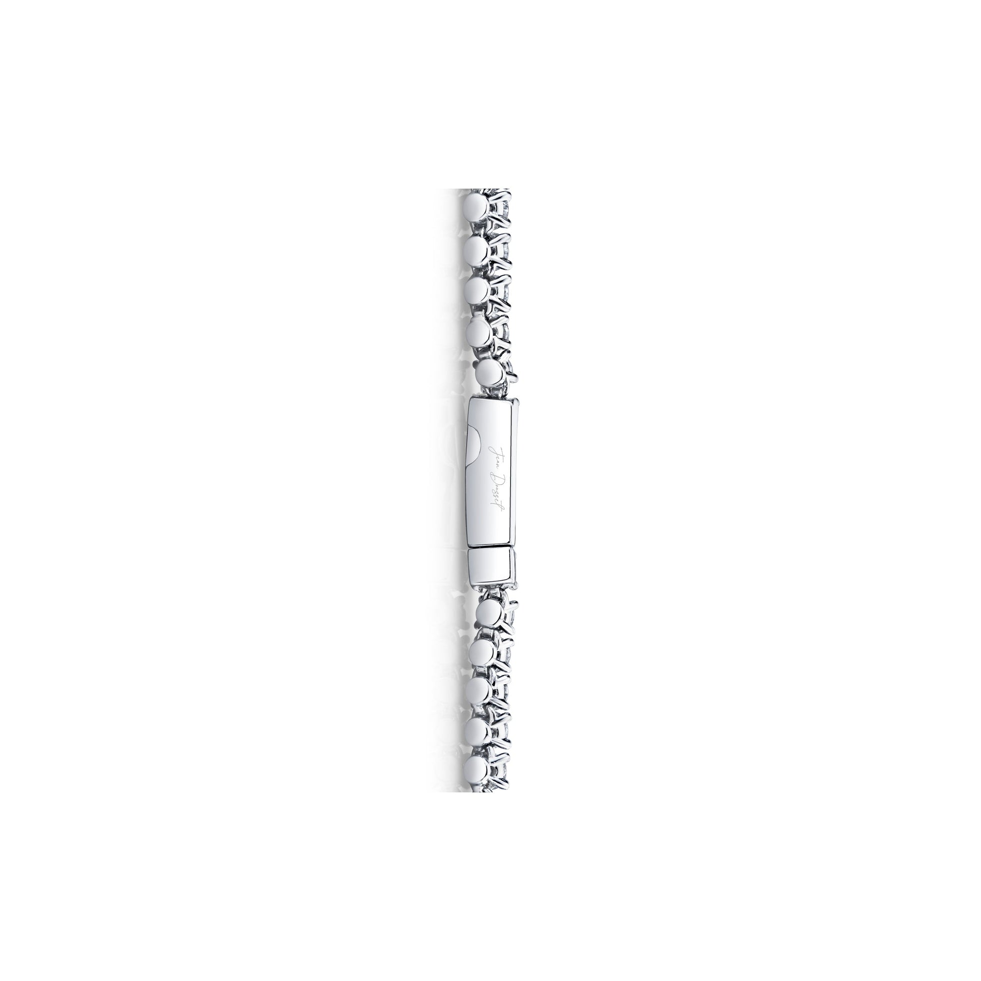 Lara Jewels High Jewellry High Jewelry | Antique Cushion Cut Collar Necklace - 18k White Gold - Detail View