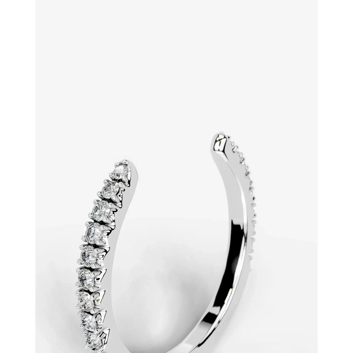 Himari Lab Grown Round Diamond Wedding Ring - Platinum