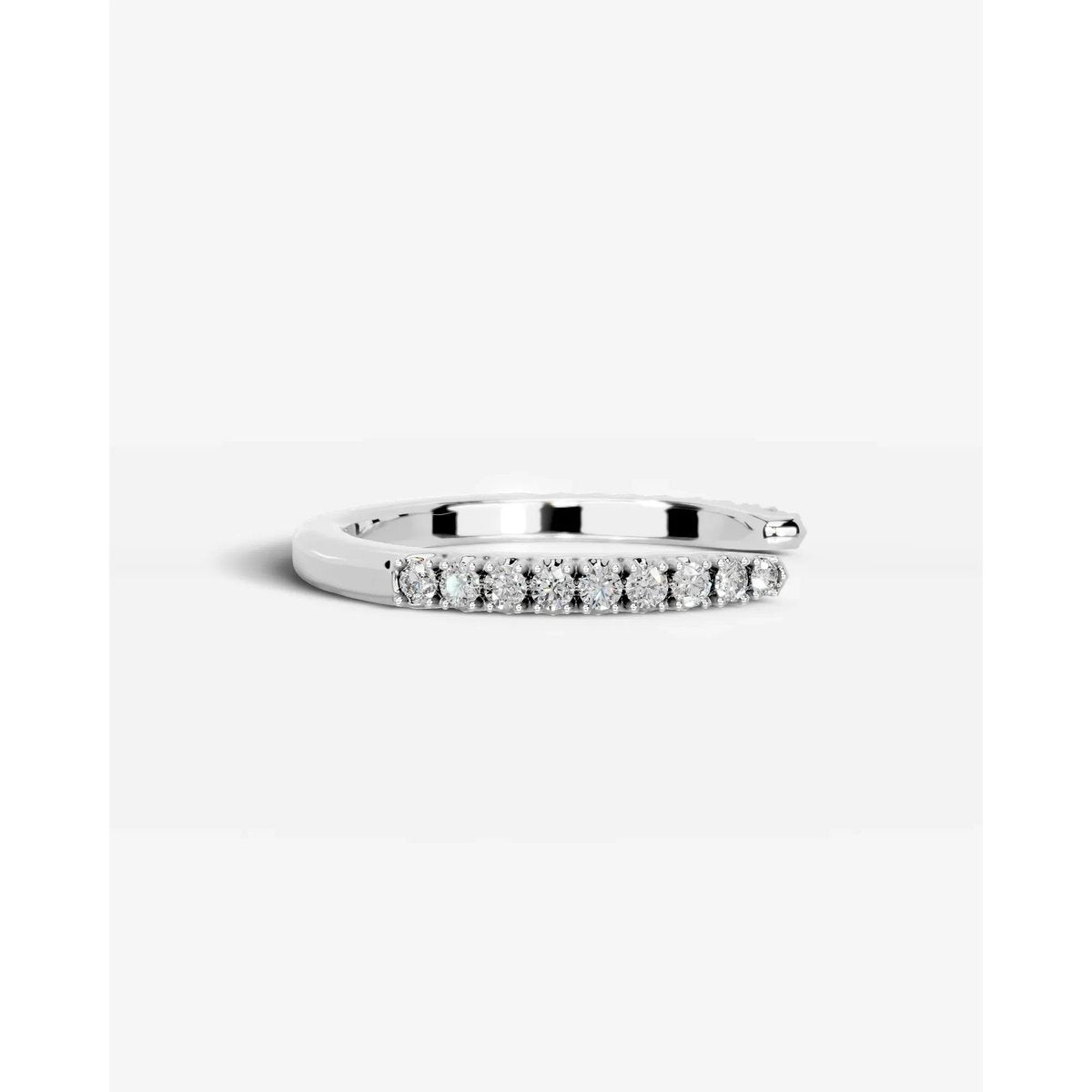 Himari Lab Grown Round Diamond Wedding Ring - Platinum