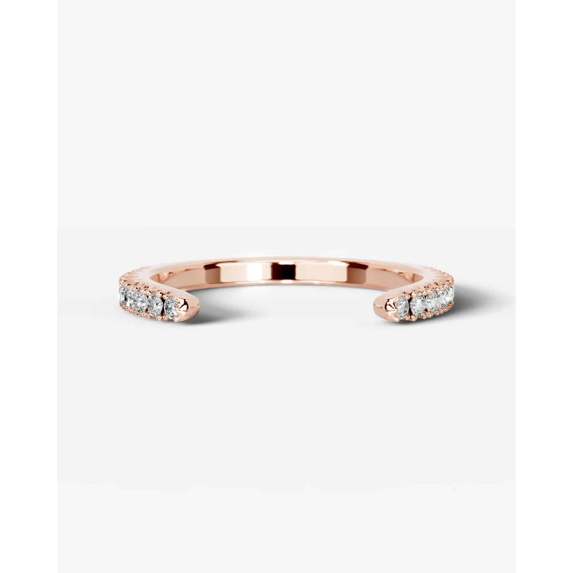 Himari Lab Grown Round Diamond Wedding Ring - Rose Gold - 18K - 6ct