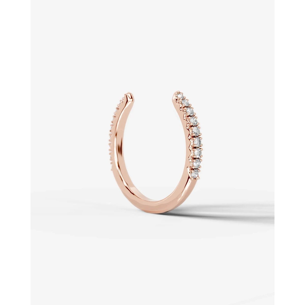 Himari Lab Grown Round Diamond Wedding Ring - Rose Gold