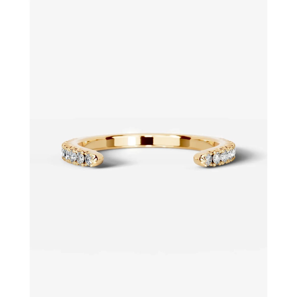 Himari Lab Grown Round Diamond Wedding Ring - Yellow Gold