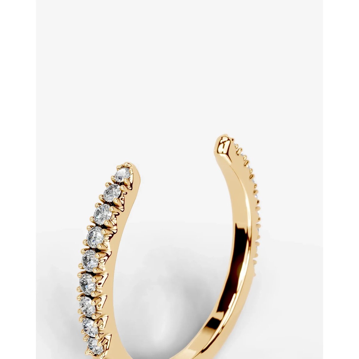 Himari Lab Grown Round Diamond Wedding Ring - Yellow Gold