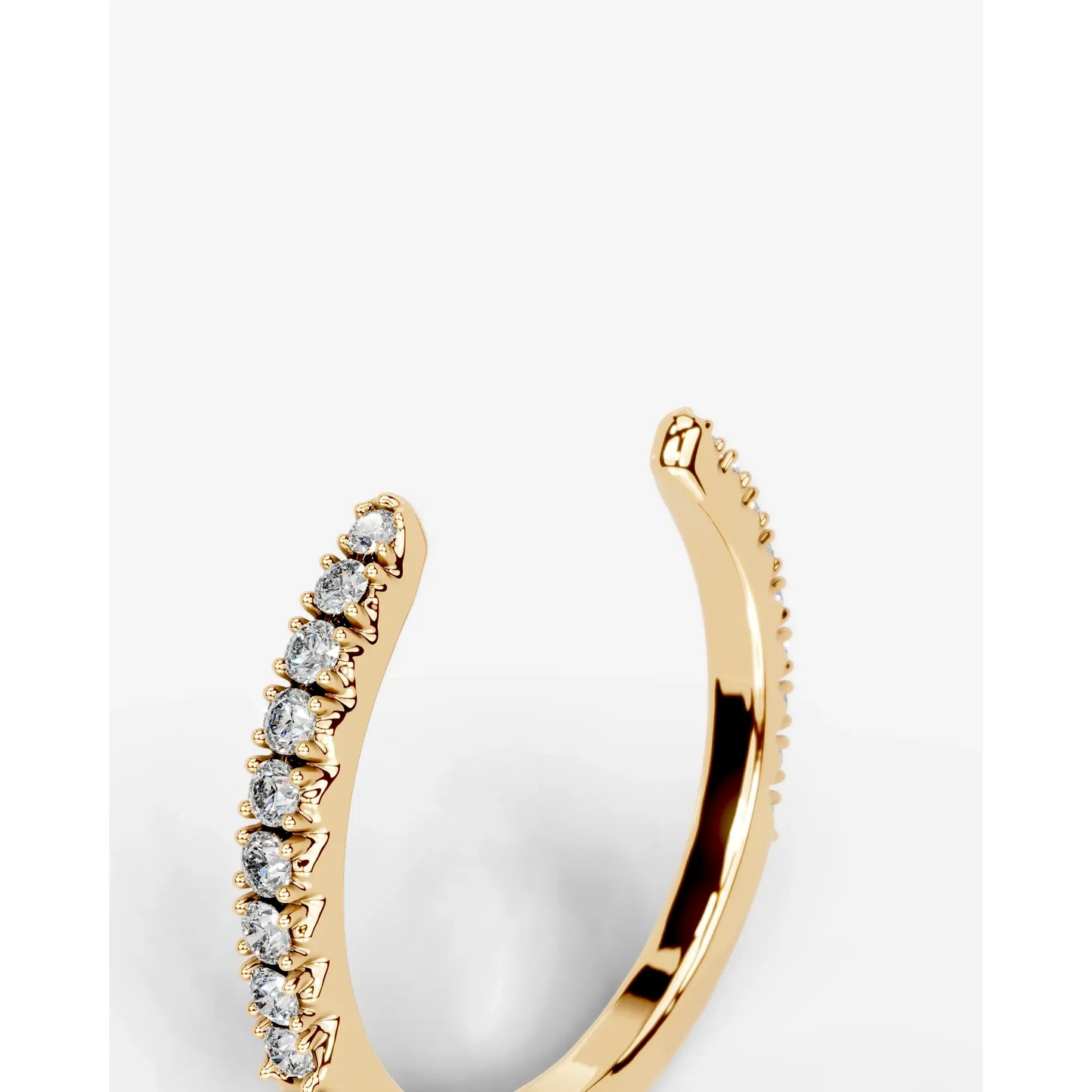 Himari Lab Grown Round Diamond Wedding Ring - Yellow Gold - 18K - 2ct