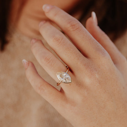 The Bailey Marquise Lab Grown Diamond Ring