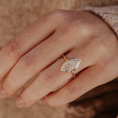 The Bailey Marquise Lab Grown Diamond Ring