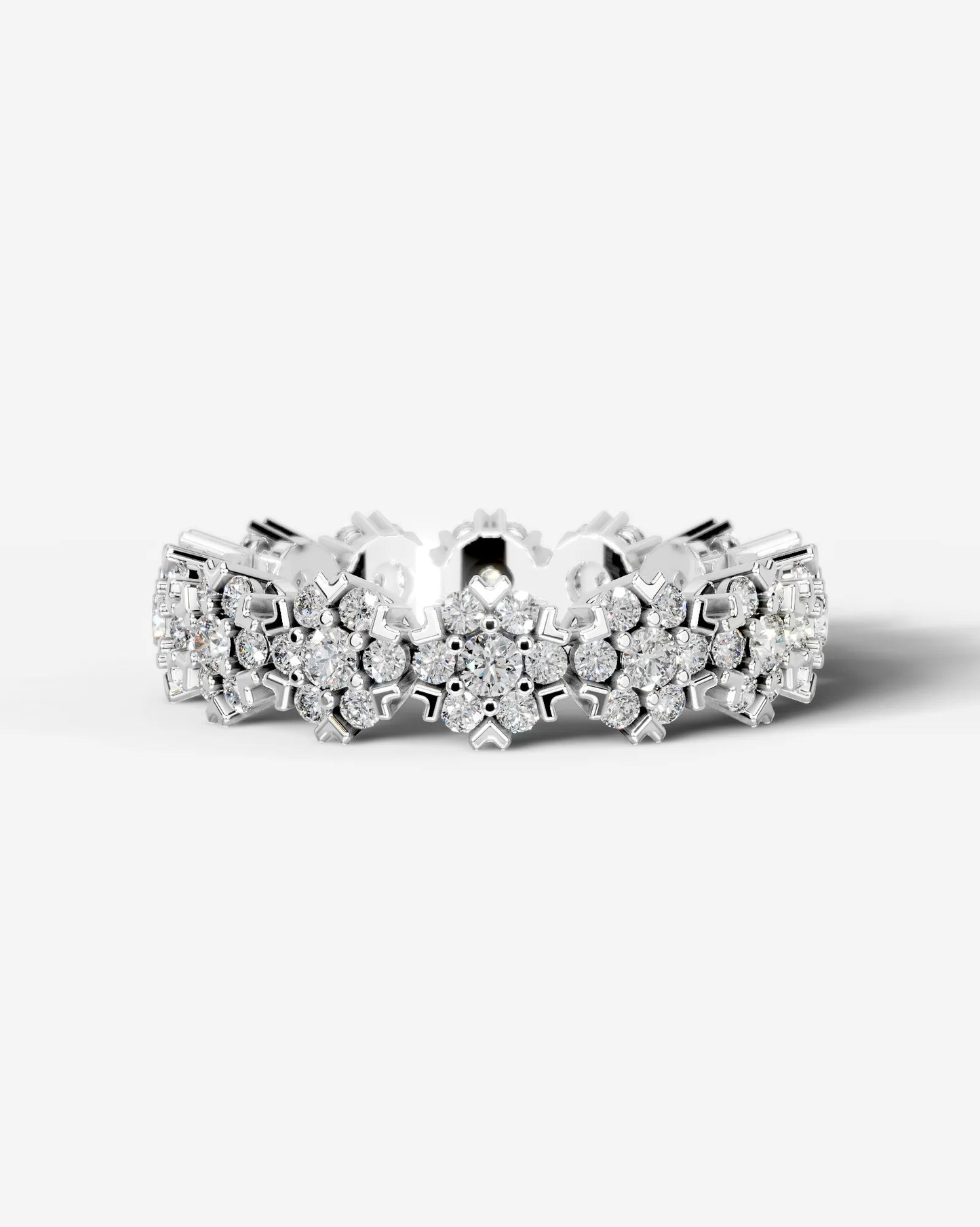 Holly Lab Grown Round Diamond Wedding Ring - Platinum - 4ct