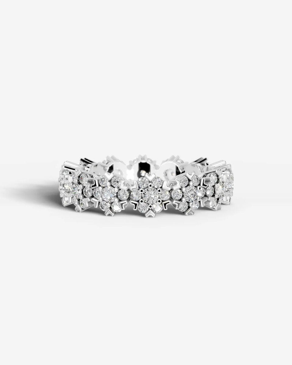 Holly Lab Grown Round Diamond Wedding Ring - Platinum
