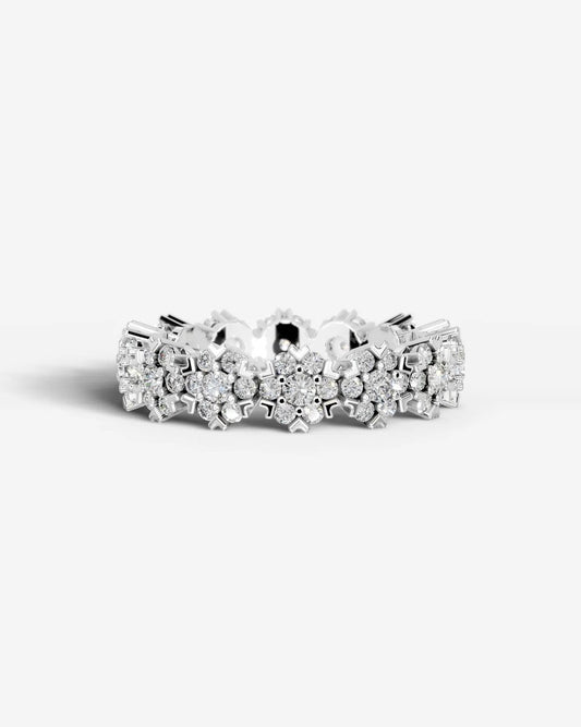 Holly Lab Grown Round Diamond Wedding Ring - Platinum