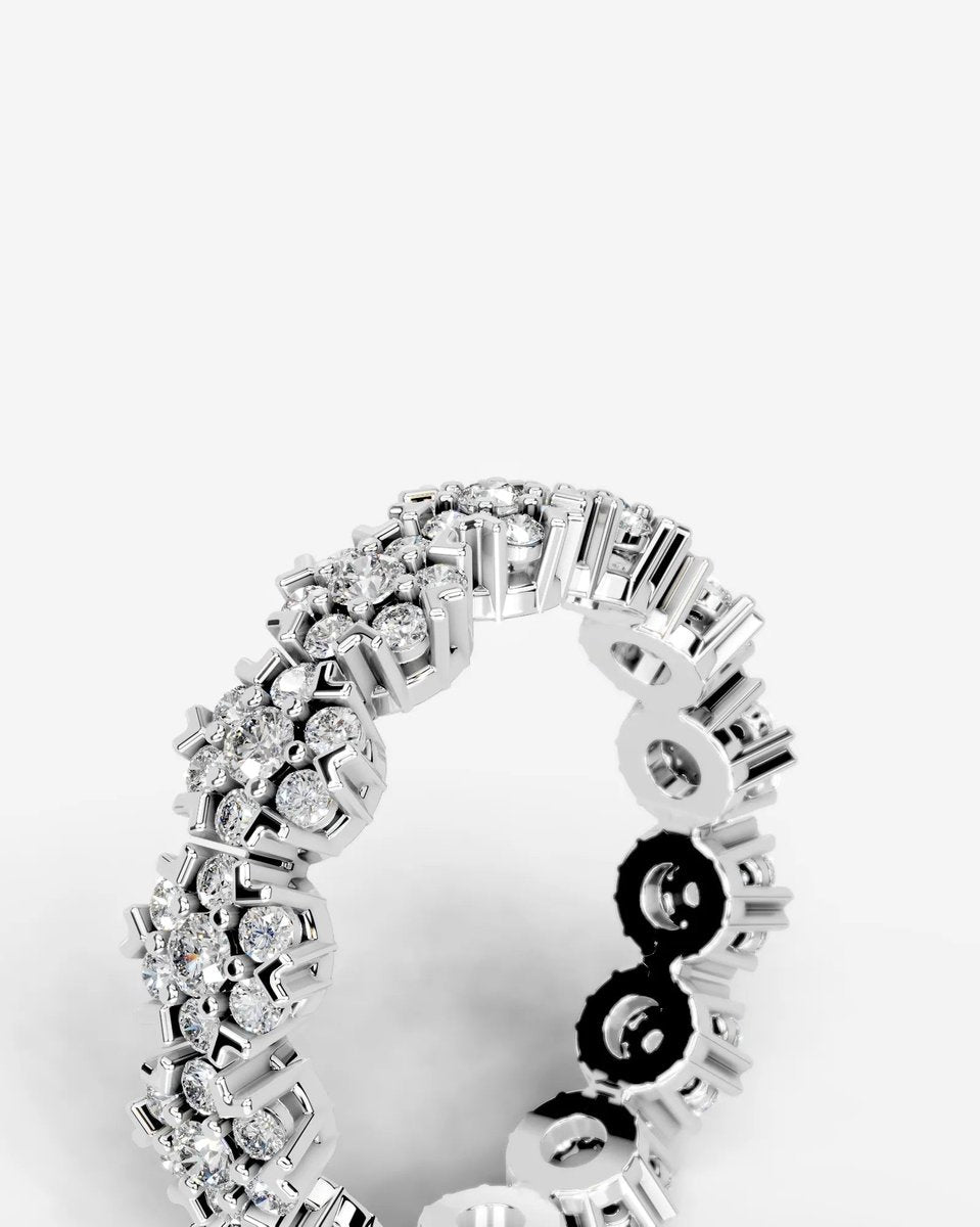 Holly Lab Grown Round Diamond Wedding Ring - Platinum