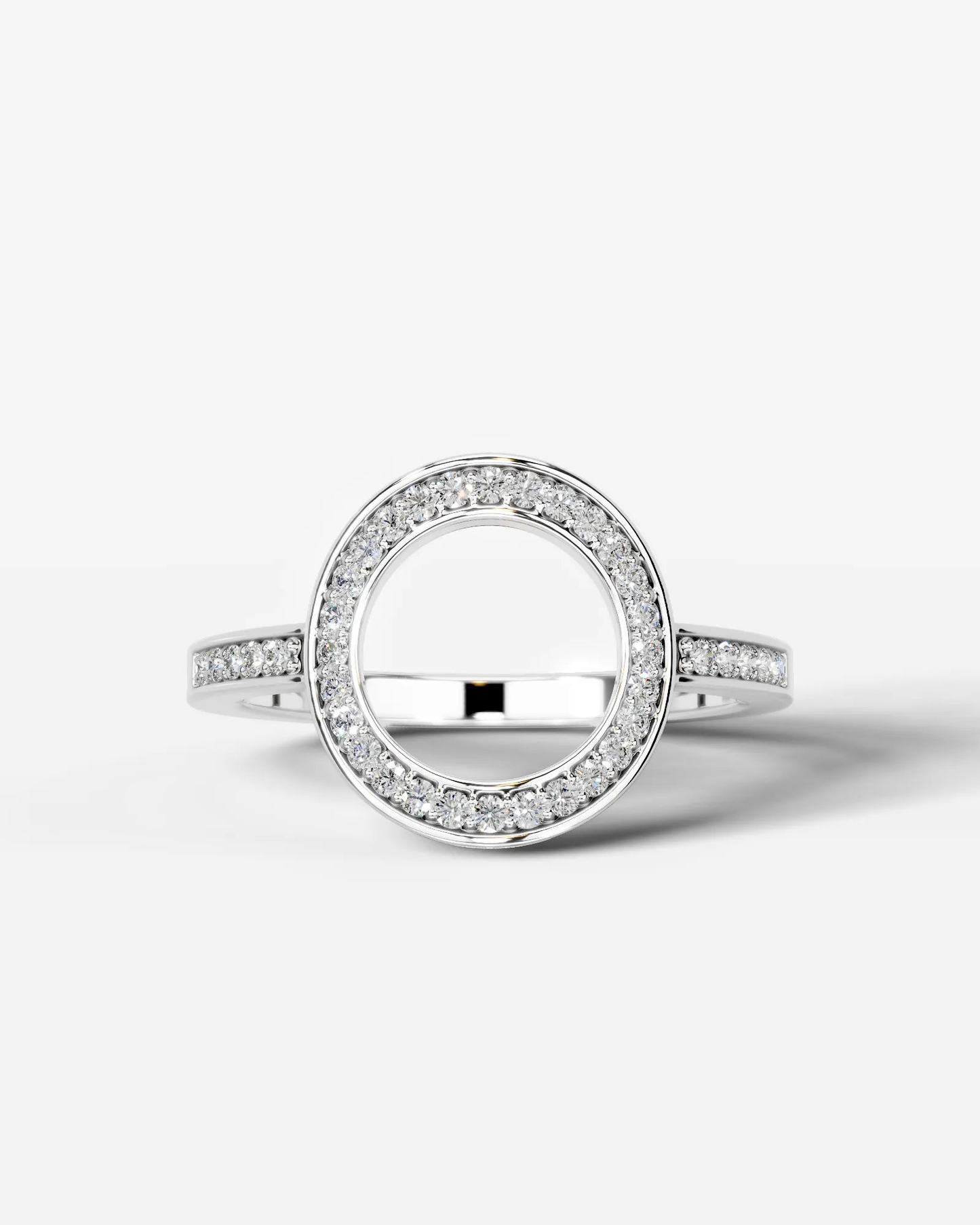 Inessa Lab Grown Round Diamond Wedding Ring - White Gold - 18K - 6ct