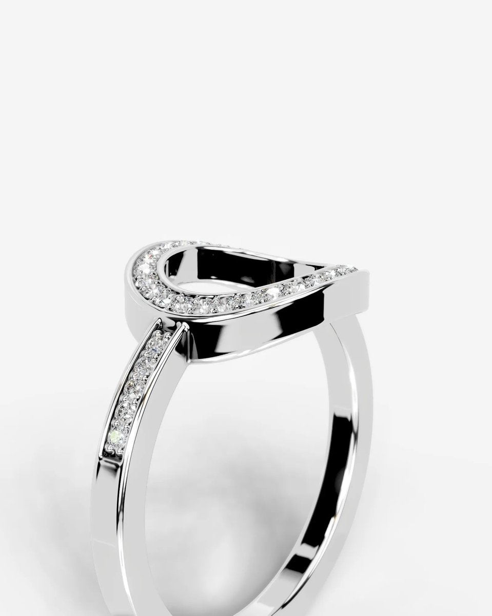 Inessa Lab Grown Round Diamond Wedding Ring - Platinum
