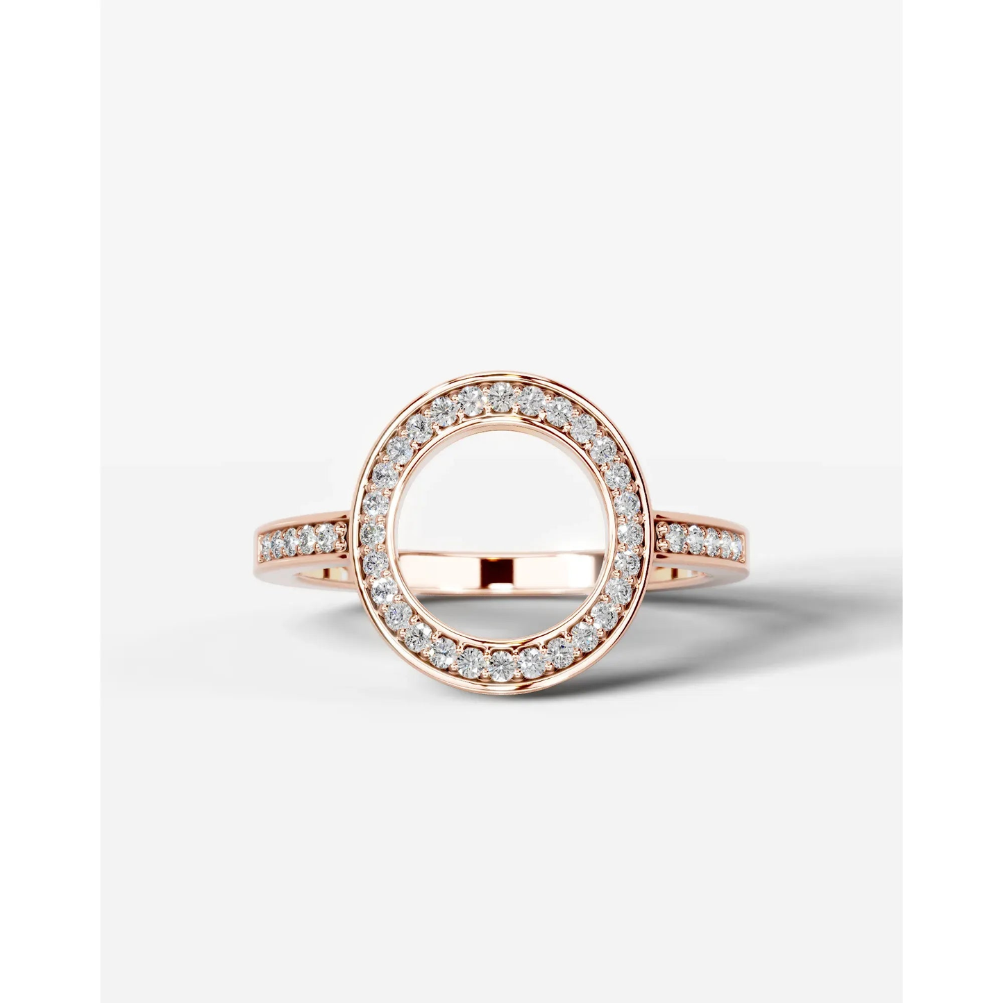 Inessa Lab Grown Round Diamond Wedding Ring - Rose Gold - 18K - 4ct