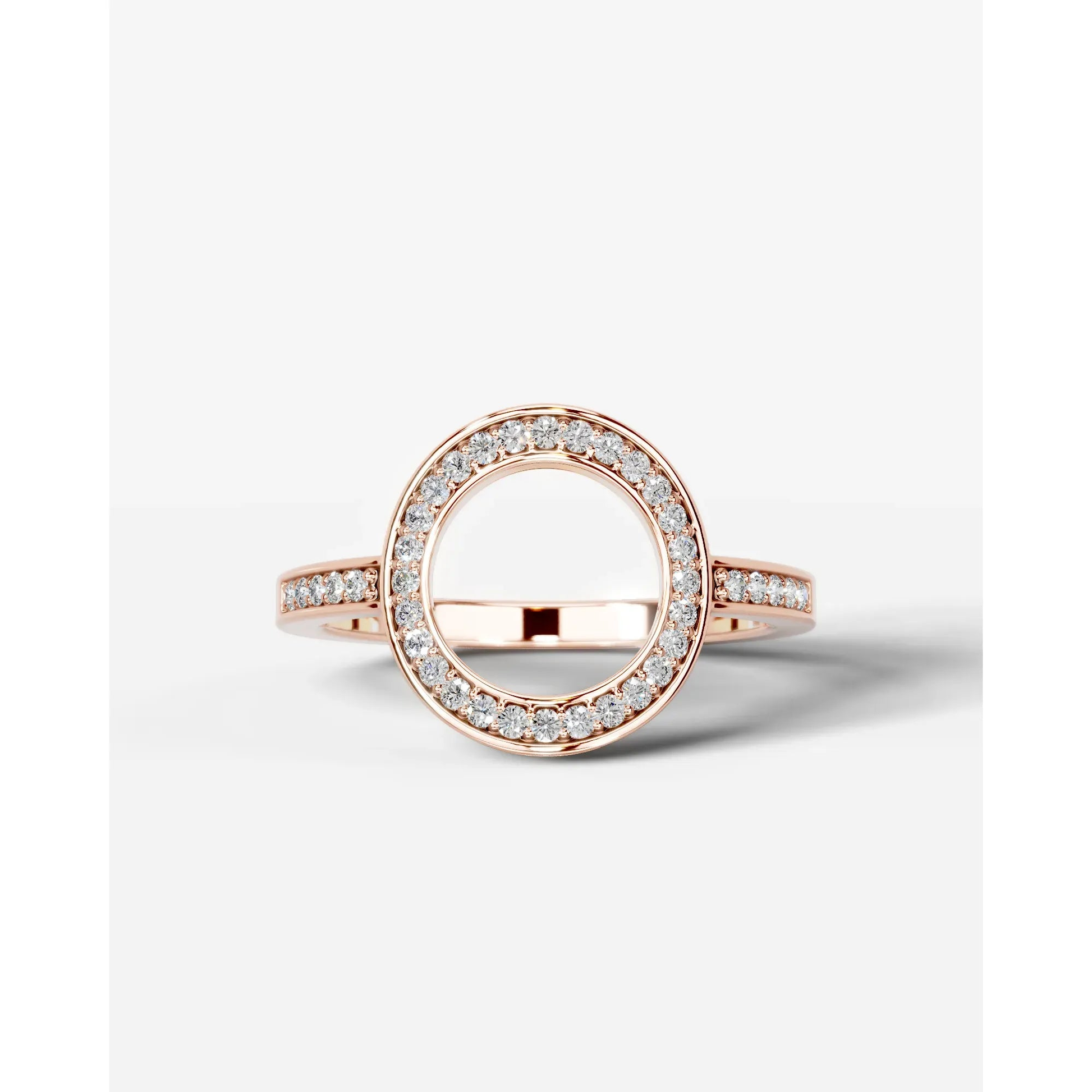 Inessa Lab Grown Round Diamond Wedding Ring - Rose Gold - 18K - 4ct