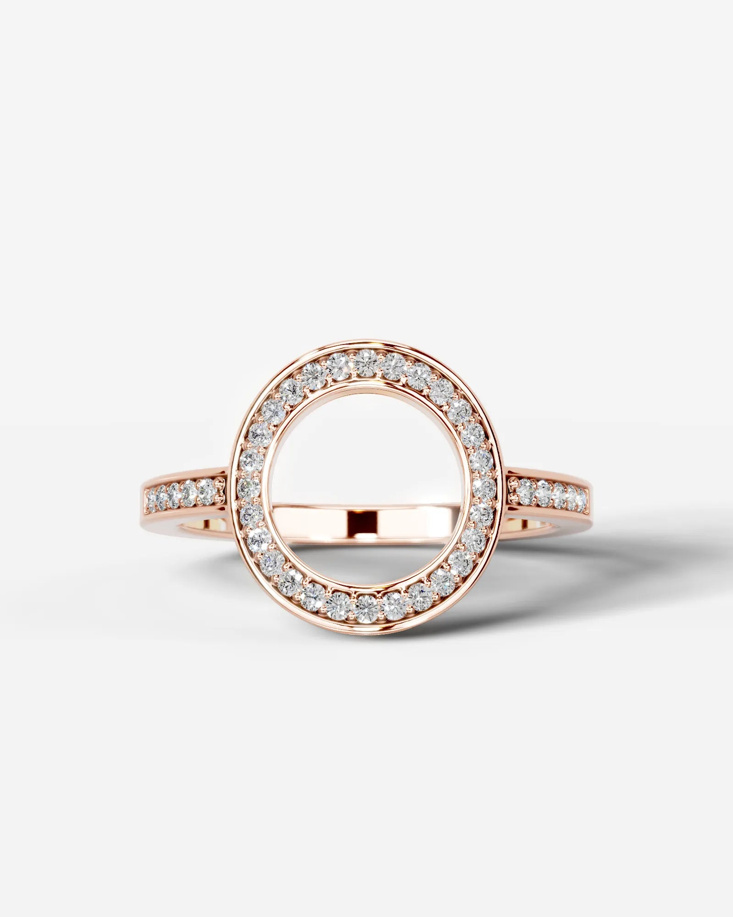 Inessa Lab Grown Round Diamond Wedding Ring - Rose Gold - 18K - 6ct