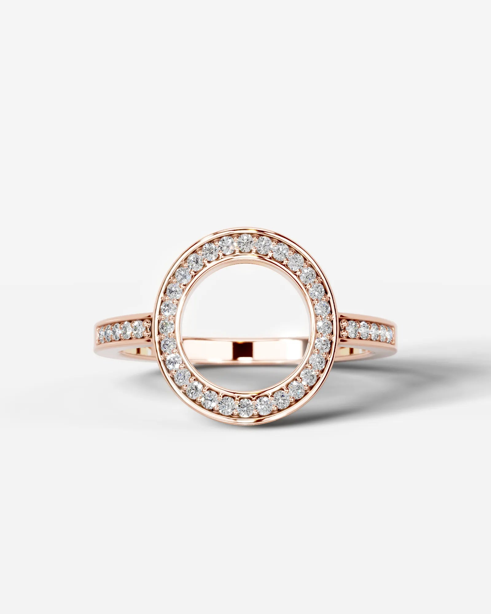 Inessa Lab Grown Round Diamond Wedding Ring - Rose Gold - 18K - 6ct