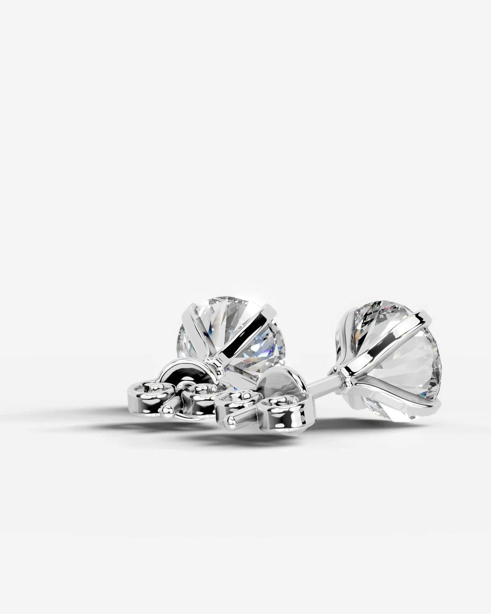 Iris Lab Grown Round Diamond Wedding Ring - White Gold