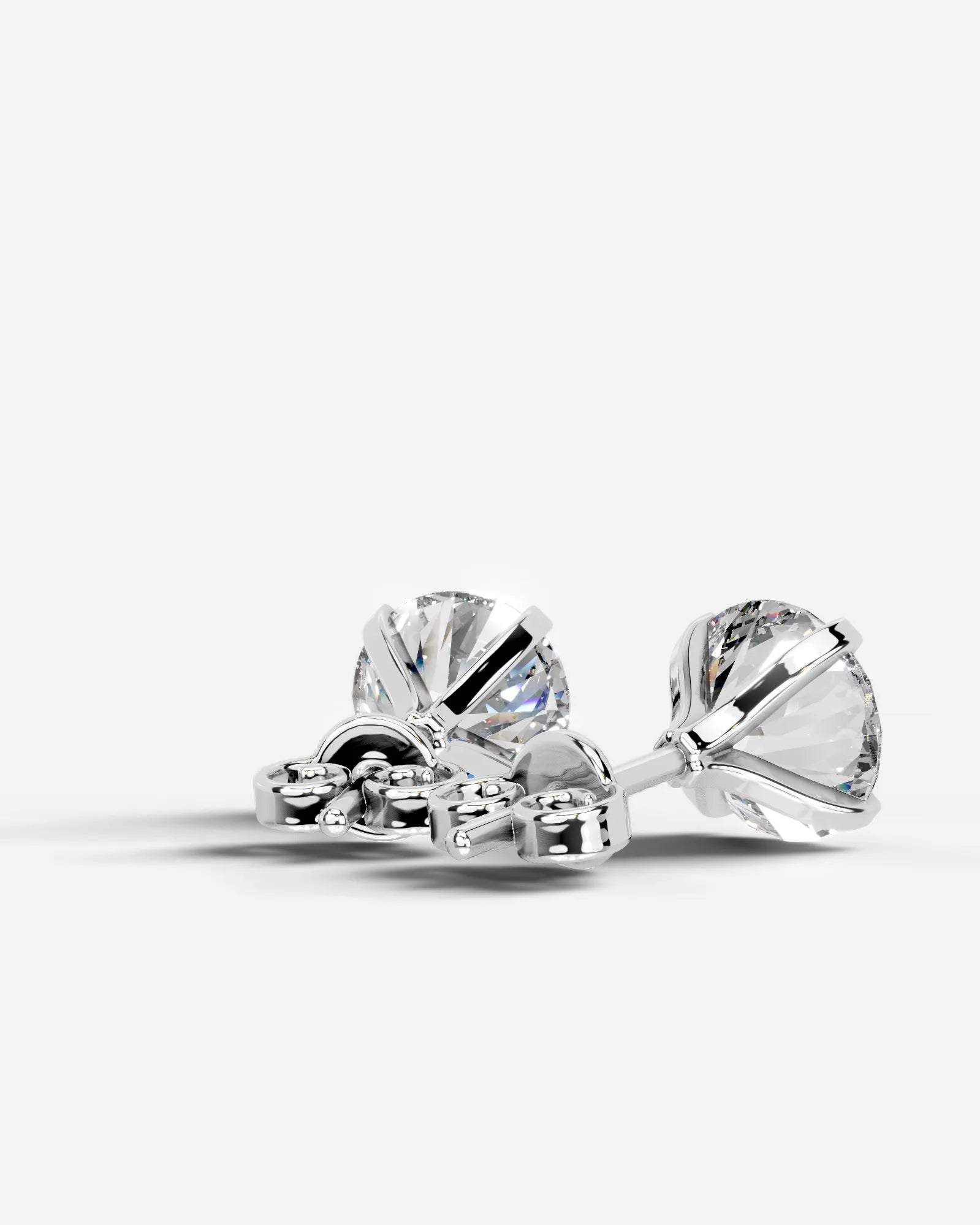 Luna Lab Grown Round Diamond Wedding Ring - White Gold - 18K - 2ct