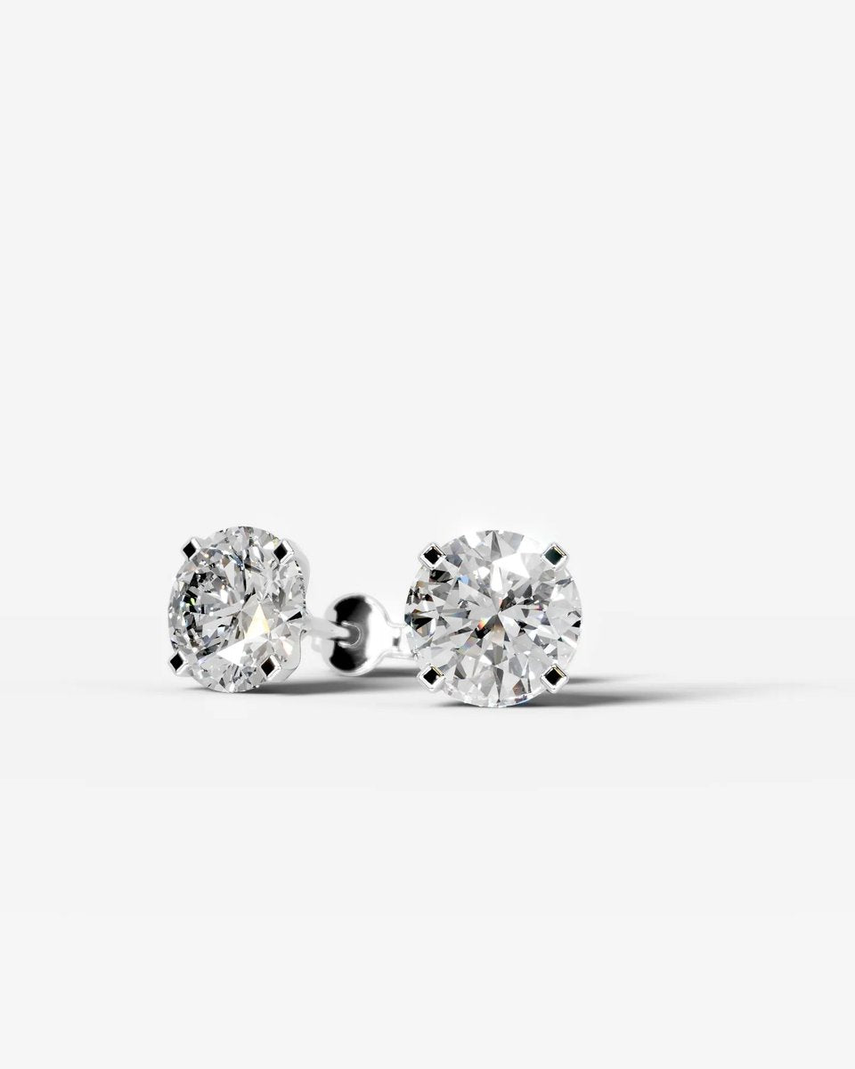 Iris Lab Grown Round Diamond Wedding Ring - White Gold