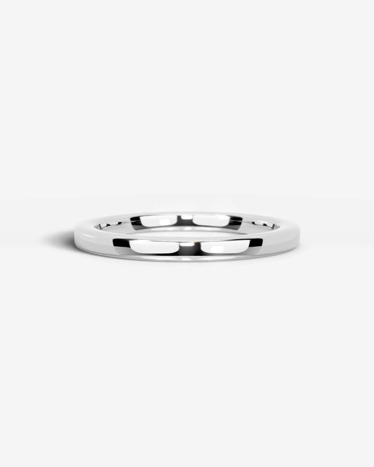 Jack Natural Diamond Wedding Band Lab Grown W Diamond Wedding Ring - White Gold