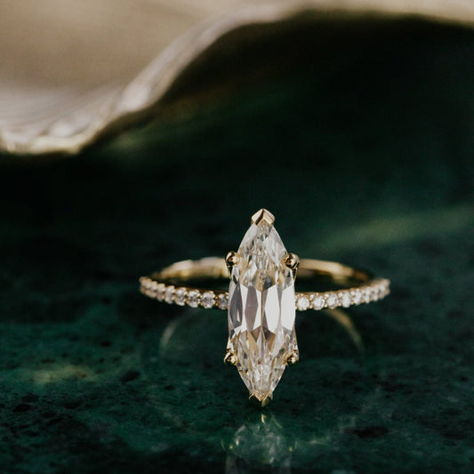 The Jenna Moval Old Mine Cut Lab Grown Diamond Ring