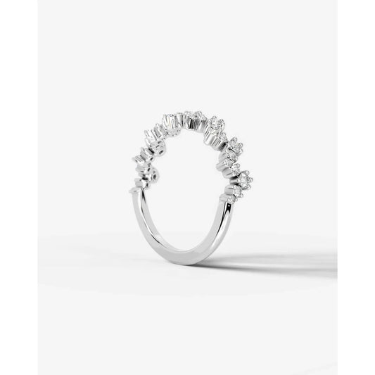 Julane Lab Grown Round Diamond Wedding Ring - Platinum