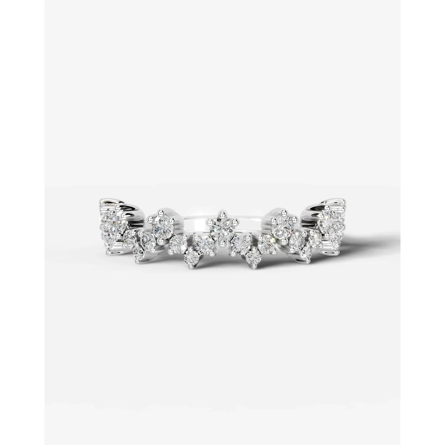 Julane Lab Grown Round Diamond Wedding Ring - Platinum - 4ct