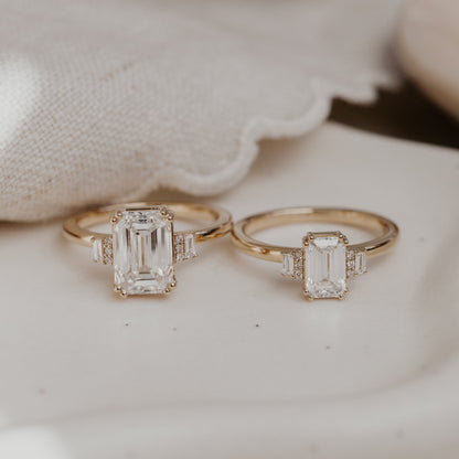 The Jules Emerald Cut Ring
