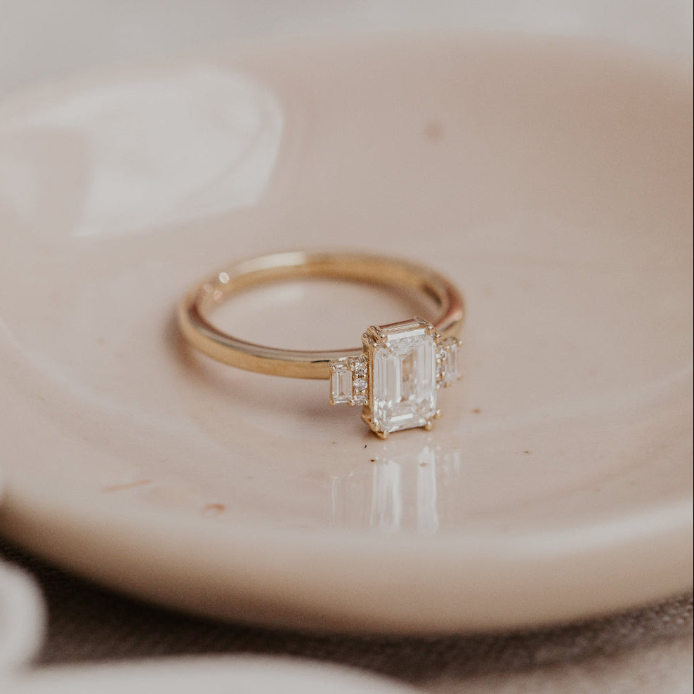 The Jules Emerald Cut Ring
