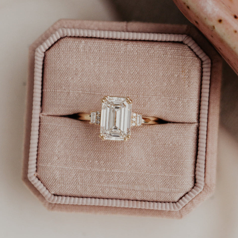 The Jules Emerald Cut Ring