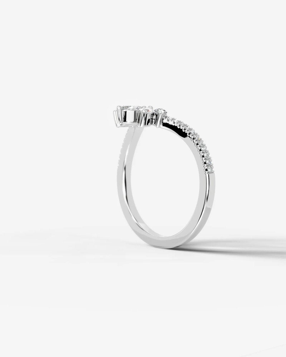 Lauren Lab Grown Round Diamond Wedding Ring - Platinum