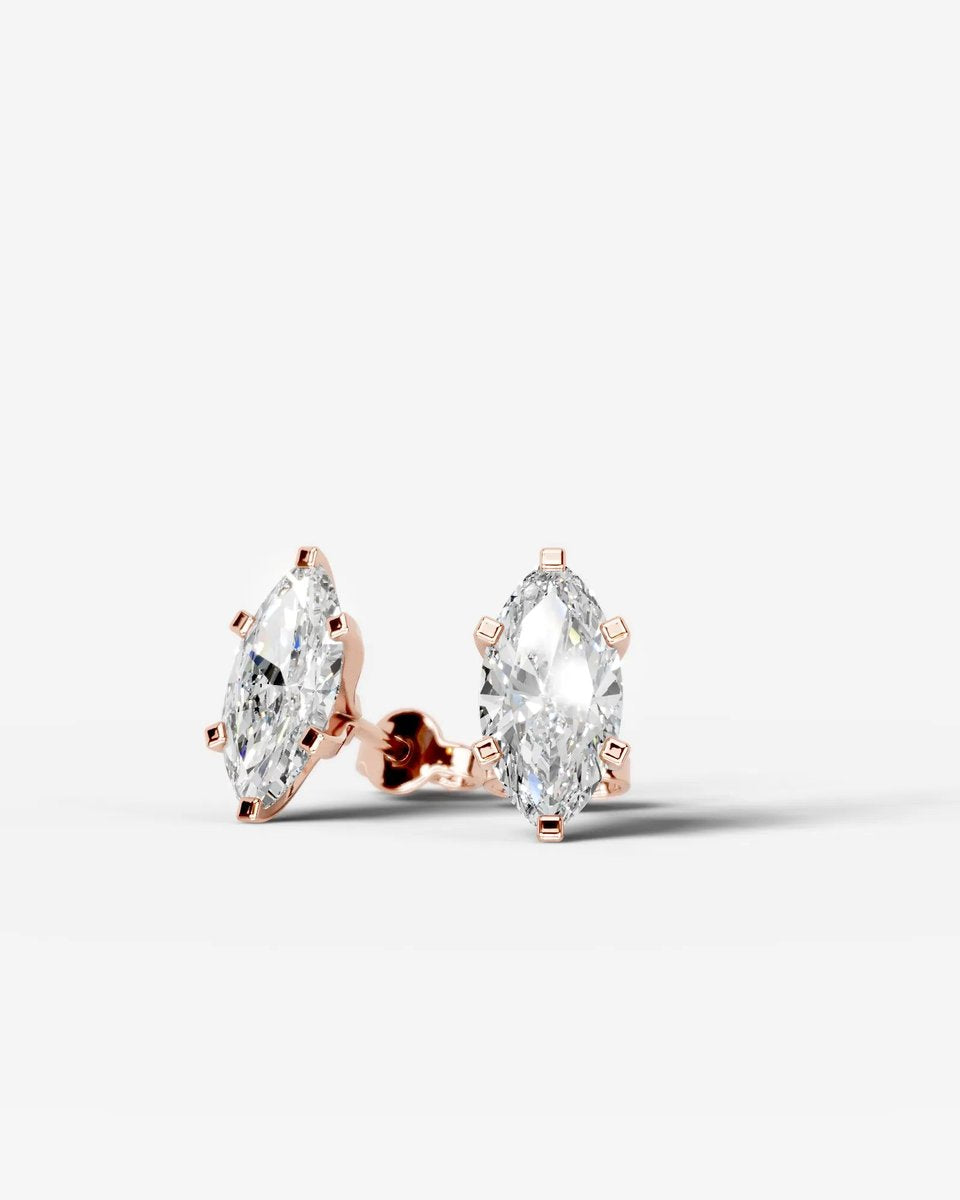 Lauren Lab Grown Round Diamond Wedding Ring - Rose Gold
