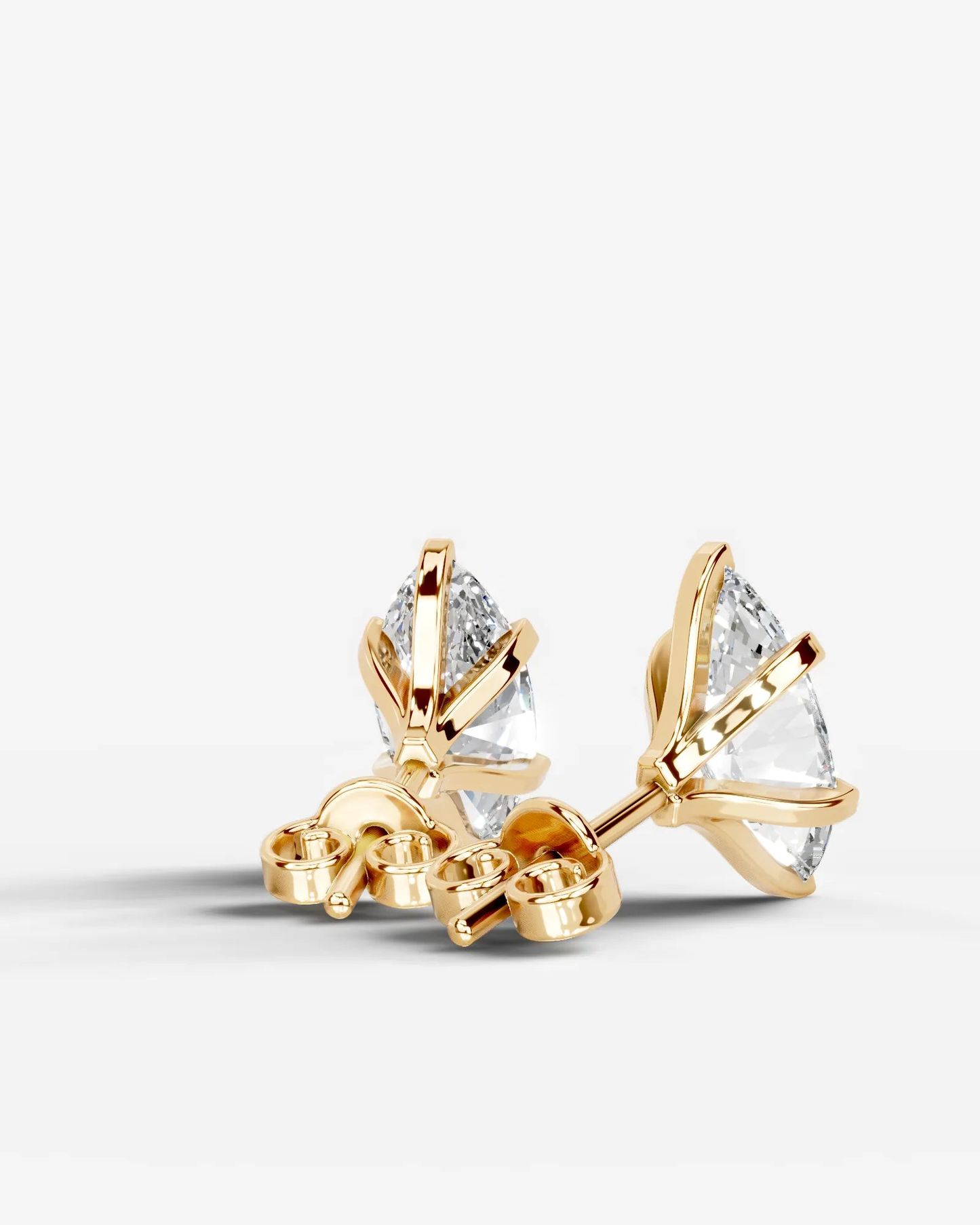 Lauren Lab Grown Round Diamond Wedding Ring - Yellow Gold - 18K - 2ct