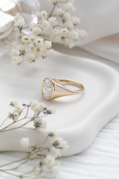 The Lennox Oval Signet Ring