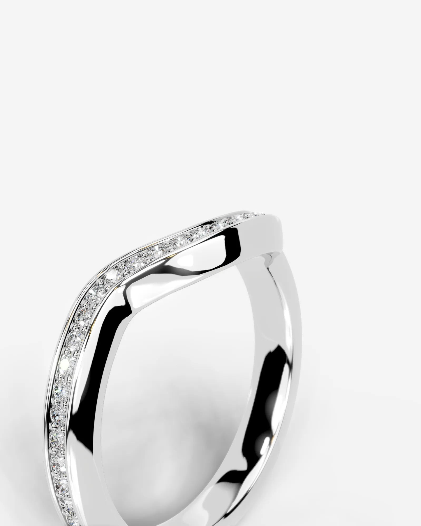 Lucy Lab Grown Round Diamond Wedding Ring - White Gold - 18K - 3ct