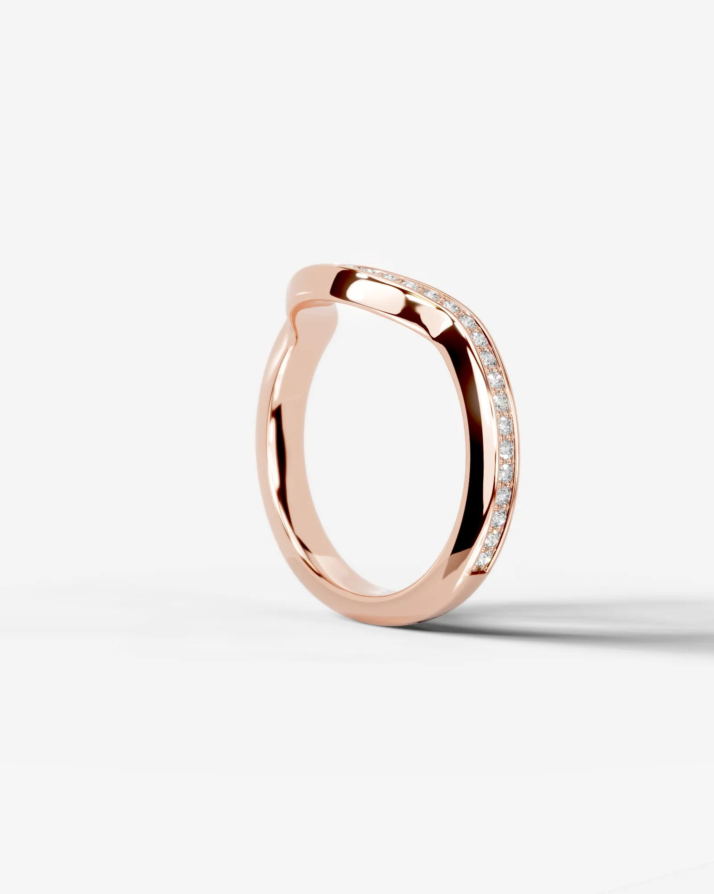 Lucy Lab Grown Round Diamond Wedding Ring - Rose Gold - 18K - 2ct